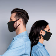 Lot de 2 masques de protection réutilisables adultes UNS1